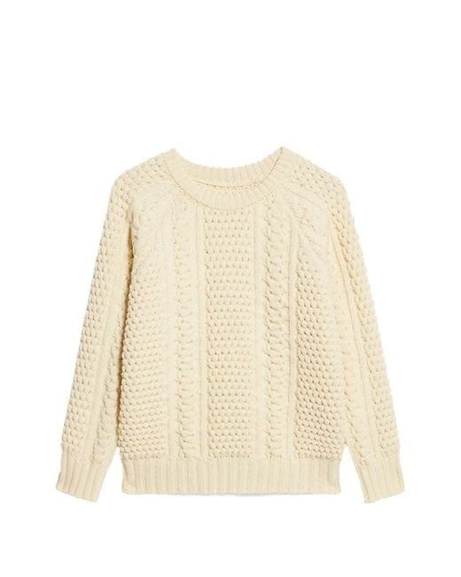 Fortela Natural Aston Cable Knit Sweater for men
