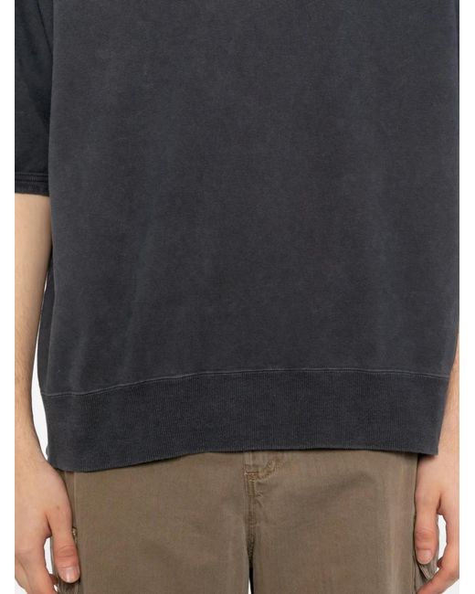 Visvim Blue Mondo Zipped T-Shirt for men