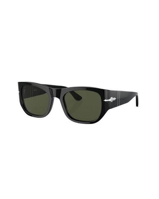 Persol Green Square-Frame Tinted Sunglasses