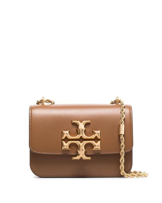 Tory Burch Brown Small Eleanor Convertible Shoulder Bag