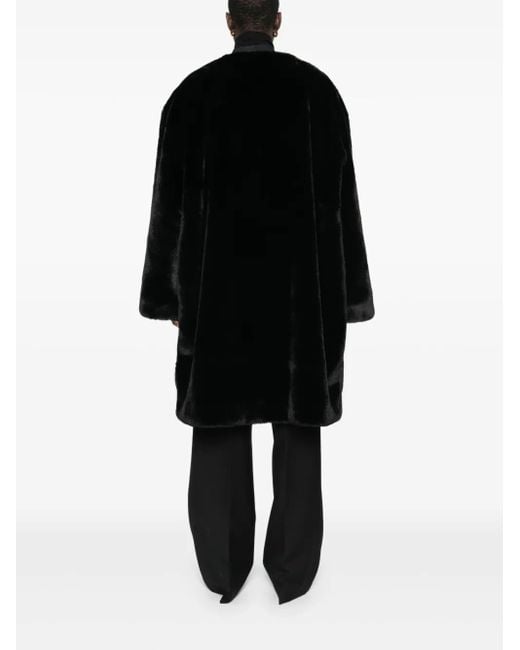 Manteau Matera En Fourrure Artificielle Frankie Shop en coloris Black