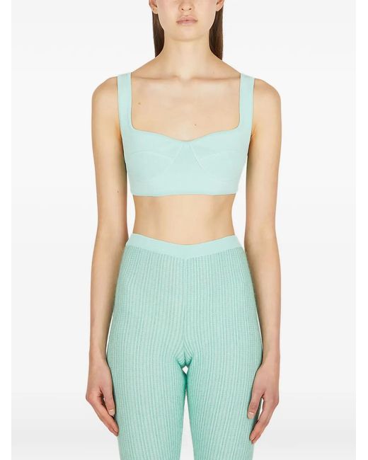 Marco Rambaldi Geribbelde Tanktop in het Green