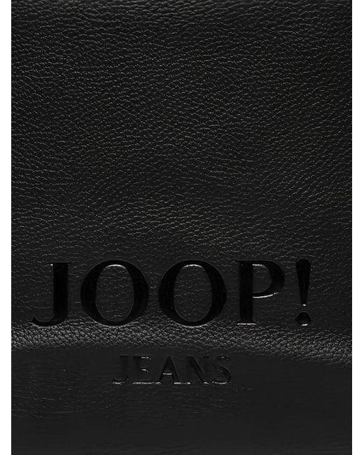 Joop! Black Lettera Embossed-Logo Tote Bag