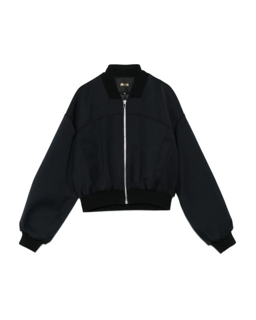 Maje Black Bomberjacke Mit Reißverschluss