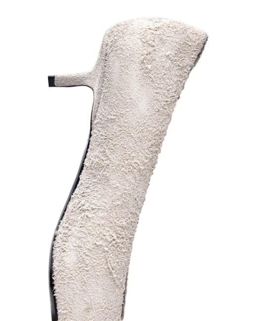 Loulou de Saison White Marthe Textured Pumps