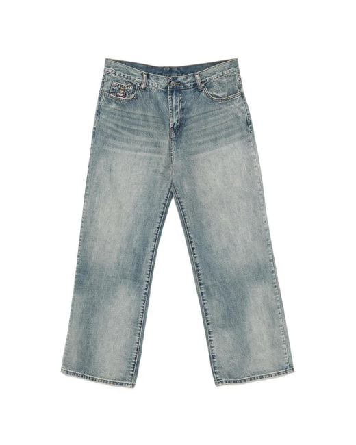 Jean À Patch Oiseau Kidsuper pour homme en coloris Blue