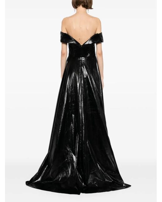 Saiid Kobeisy Black Strapless Long Dress