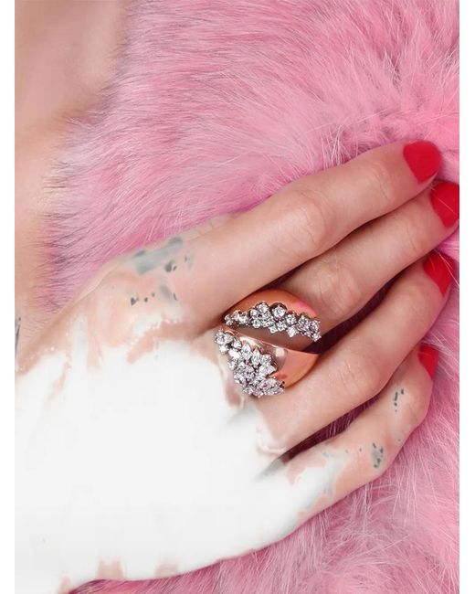 YEPREM Pink Strada Diamond Ring