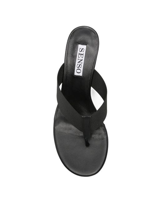 Senso White Frida Thong-Strap Sandals