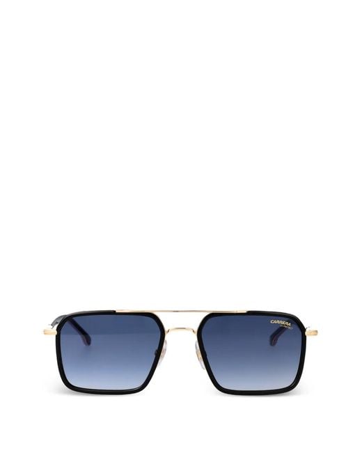 Carrera Blue Square-Frame Double-Bridge Sunglasses for men