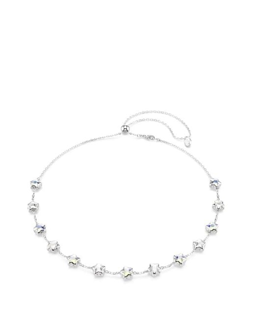 Swarovski White Chroma Star-Motif Crystal-Embellished Necklace