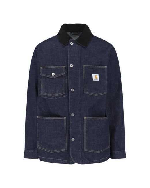 Carhartt Blue Og Warren Chore Jacket for men