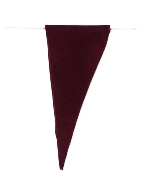 Be You Purple Triangular Knitted Scarf