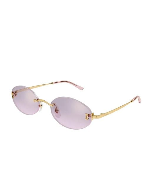 Cartier Pink Ct0592S Sunglasses