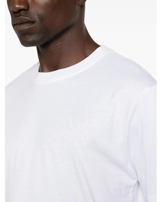 John Richmond White Round-Neck T-Shirt for men