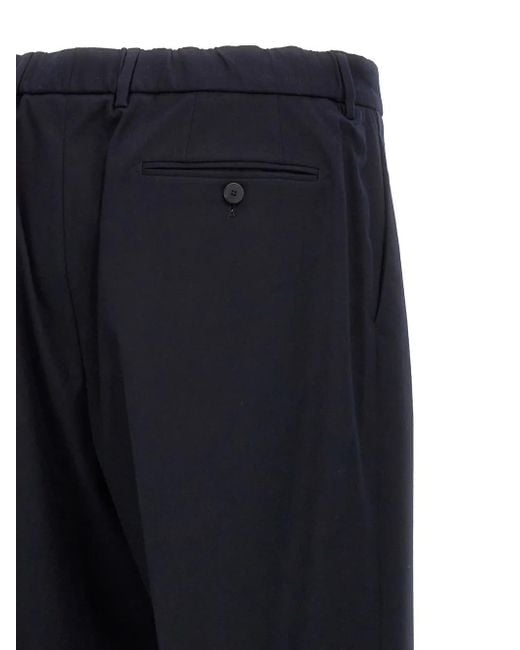 Cellar Door Blue Nuv Trousers for men