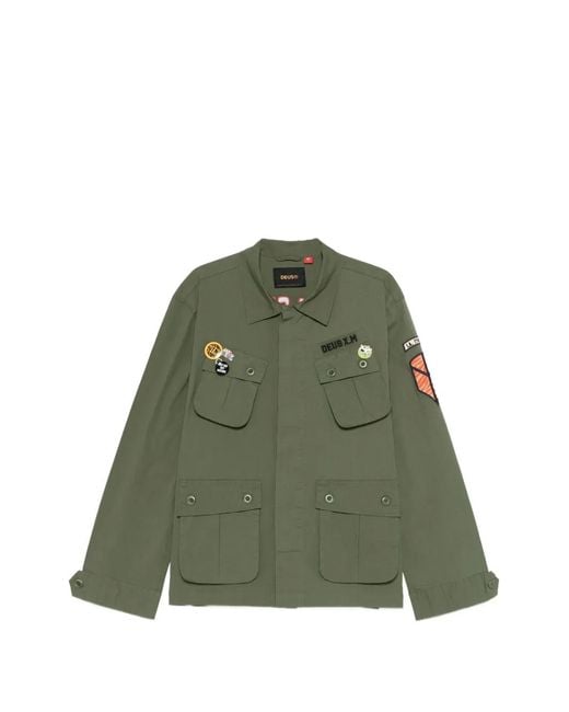 Deus Ex Machina Green Power Shirt Jacket for men