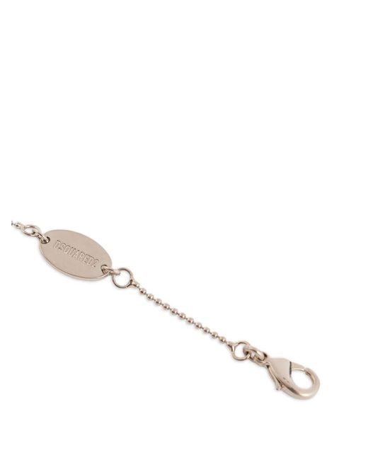 DSquared² White D2 Charming Necklace