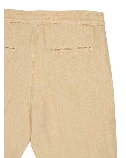 Pantalon En Lin À Coupe Droite 120% Lino pour homme en coloris Natural