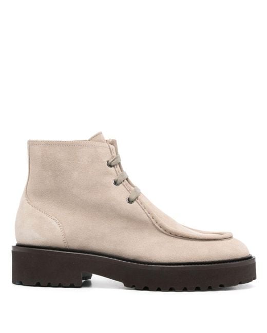 Doucal's Natural Suede Chukka Boots