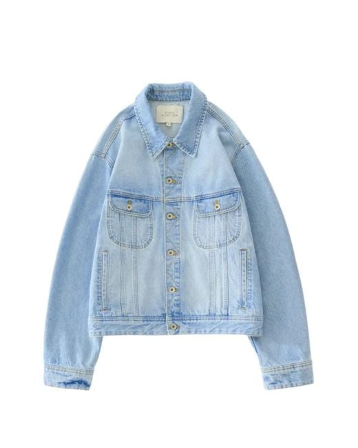 Studio Nicholson Blue Veste Derby En Jean for men