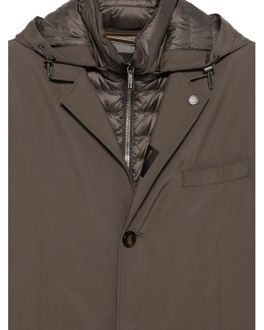 Moorer Brown Redon Coat for men