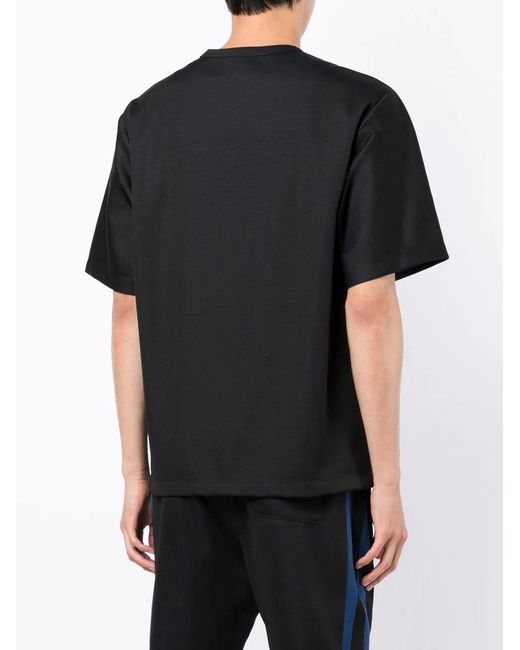 3.1 Phillip Lim Black Striped Crew-Neck T-Shirt for men
