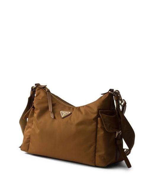 Prada Brown Large Explore Pocket Shoulder Bag