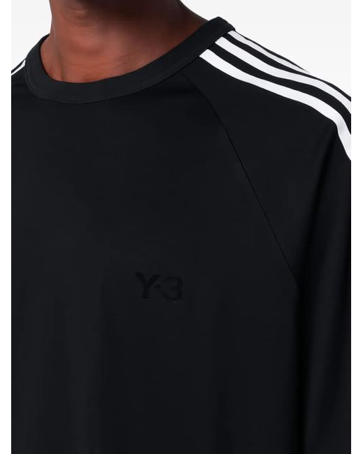 Y-3 Black T-Shirts And Polos
