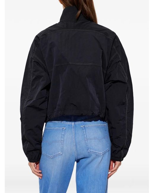 DIESEL Blue G-Anock Quarter-Zip Jacket