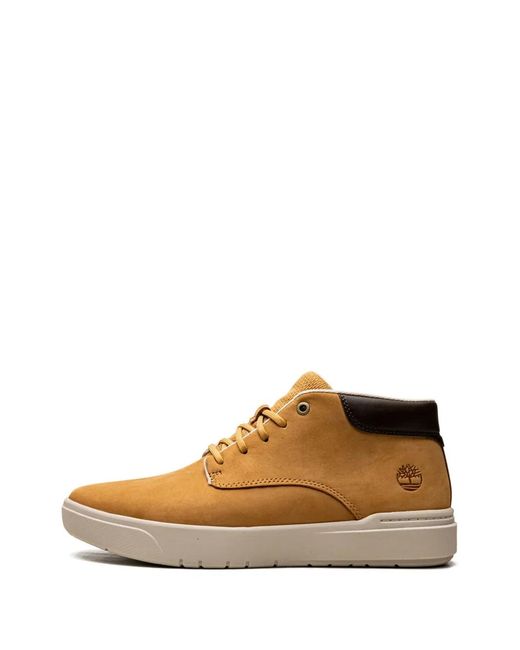 Timberland Brown Seneca Bay Chukka Sneakers for men