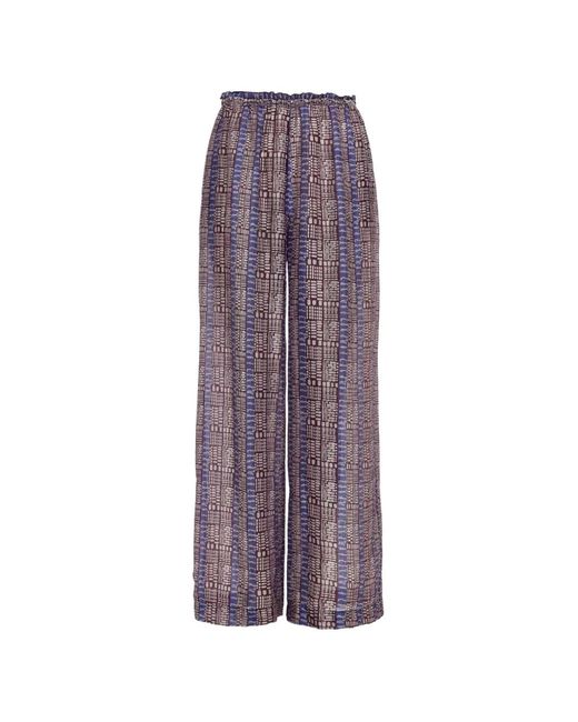 Pantalon À Taille Élastiquée Devotion en coloris Purple
