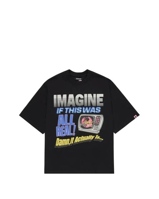 BROKEN PLANET Black Bp News T-Shirt