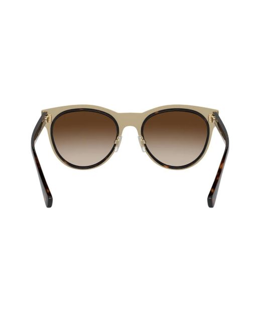 Versace Brown Medusa-Plaque Sunglasses