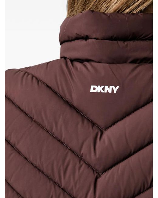 DKNY Black Quilted Gilet