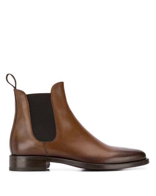 Scarosso Brown Enzo Chelsea Boots for men