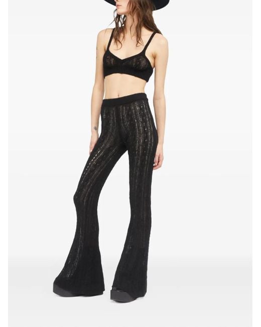 Alanui Black Desert Drift Trousers