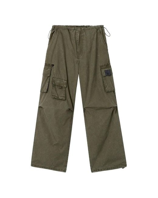 Izzue Green Cargo Trousers