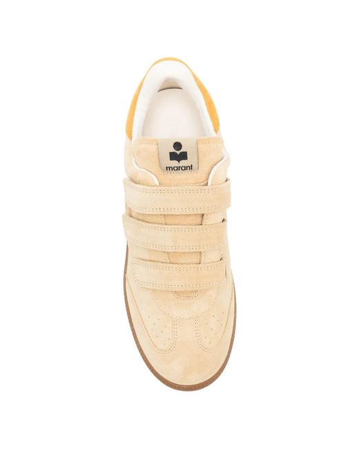 Isabel Marant Natural Beth Low-Top Sneakers