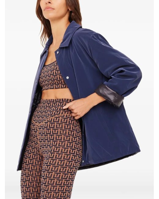 The Upside Blue Levi Reversible Quilted Jacket
