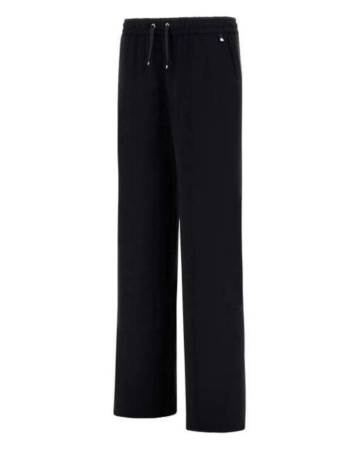 Herno Blue Drawstring-Waist Trousers