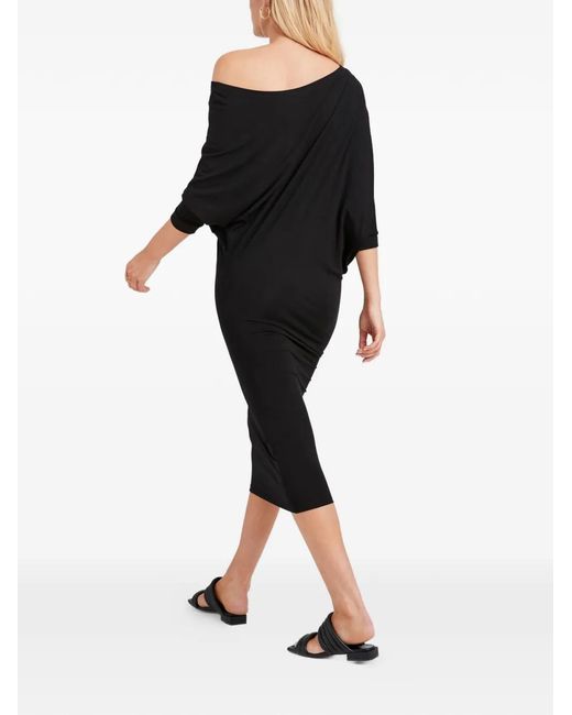 MARCELLA Black Julia Midi Dress