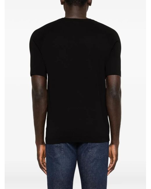 Emporio Armani Black Logo Short-Sleeve T-Shirt for men