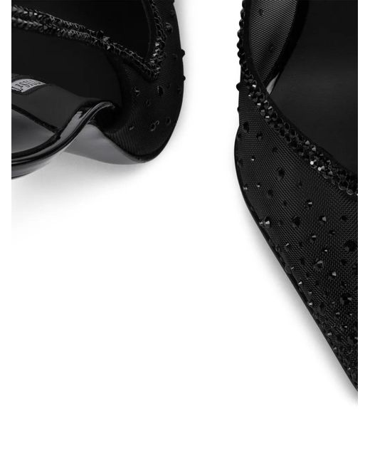 Le Silla Black Nicole Slingback Pumps
