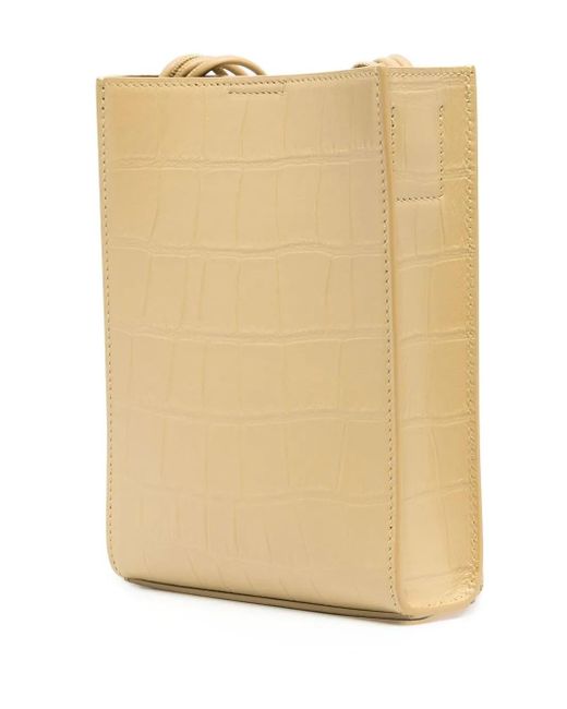 Borsa A Tracolla Tangle di Jil Sander in White