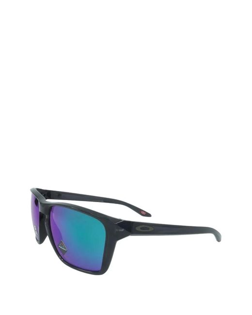 Oakley Blue Sylas Rectangle-Frame Sunglasses for men