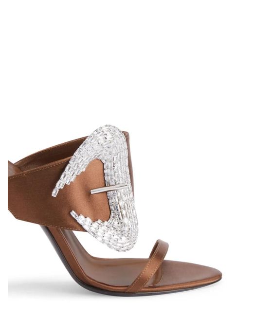Giuseppe Zanotti Brown 105Mm Ludhovica Mules