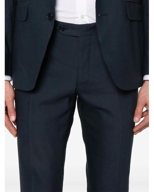 Canali Blue Single-Breasted Suit for men