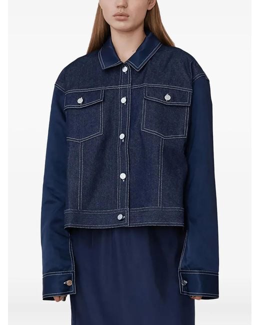 OperaSPORT Blue Buttoned Denim Jacket