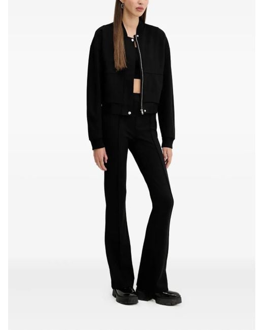 HUGO Black Flared Trousers